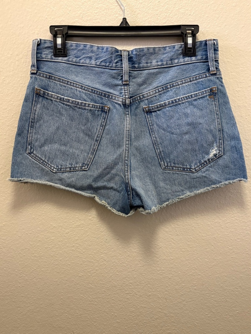 Madewell Relaxed Denim Distressed Shorts